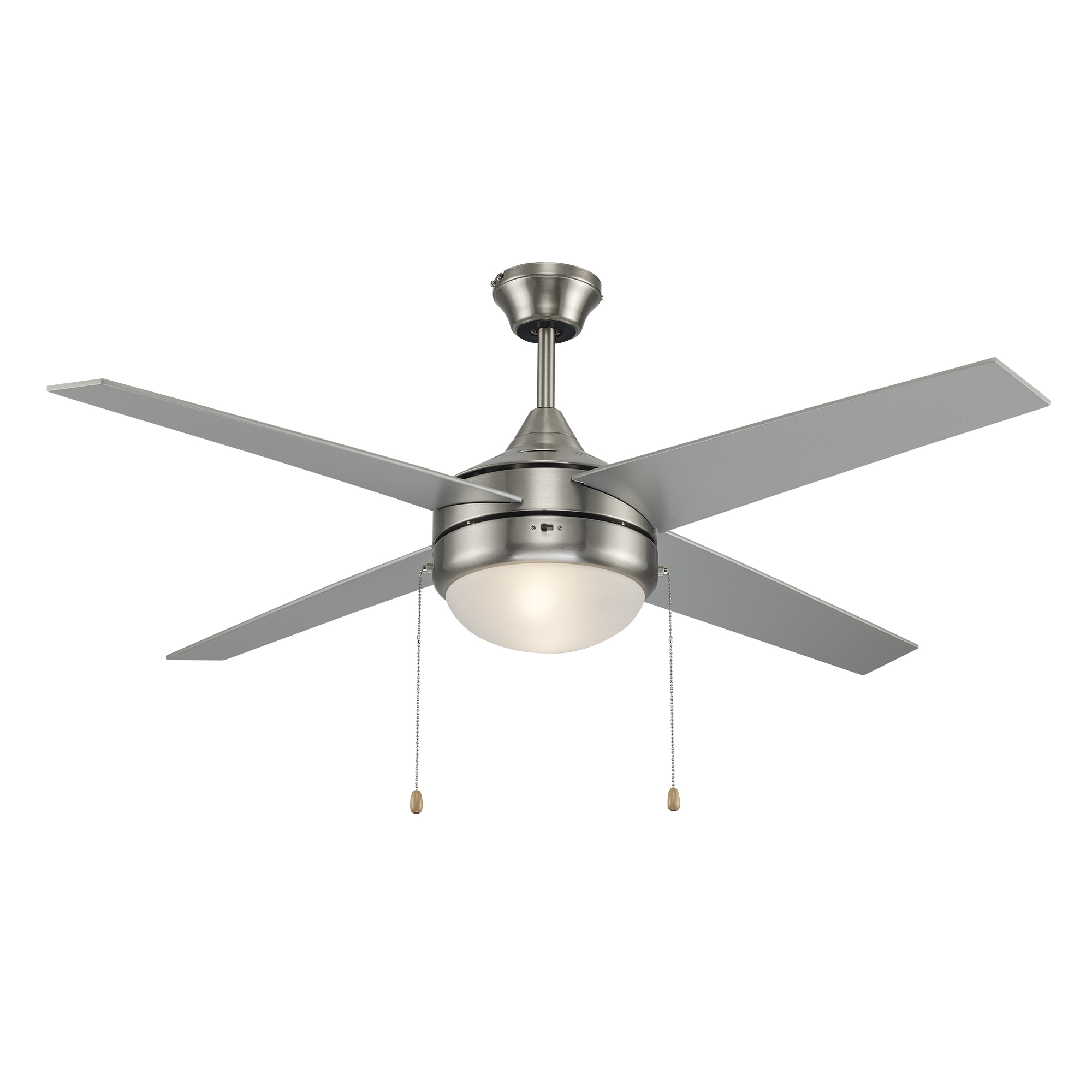 LED ceiling fan with integrated light